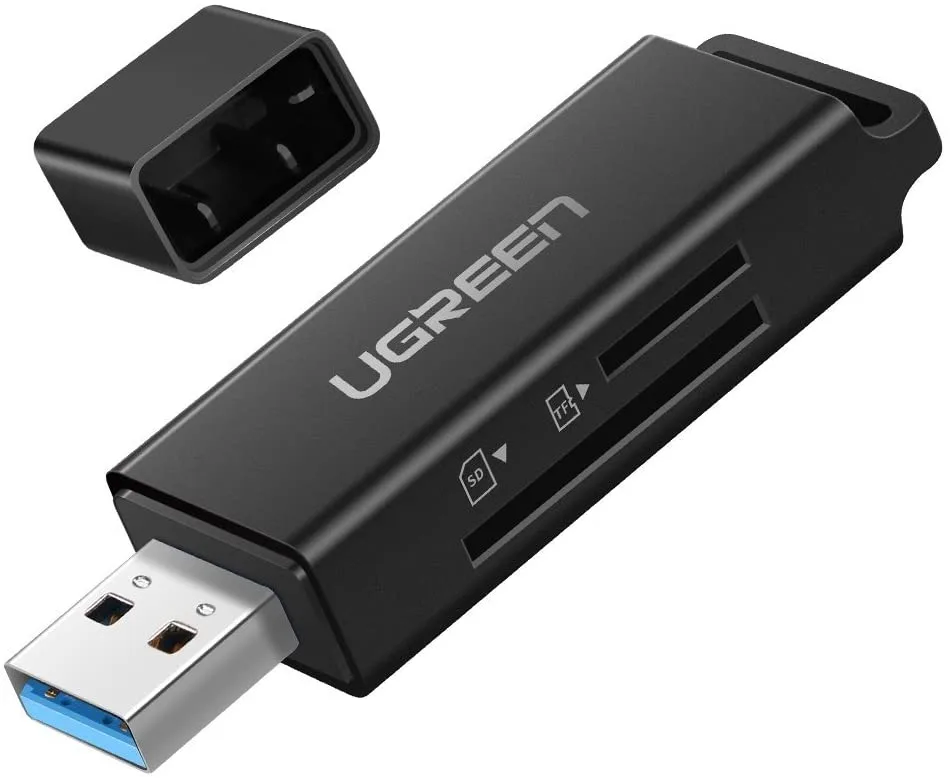 Corn Electronics Corn Electronics USB 3.0 Dual Slot Card Reader 5Gbps — product photo