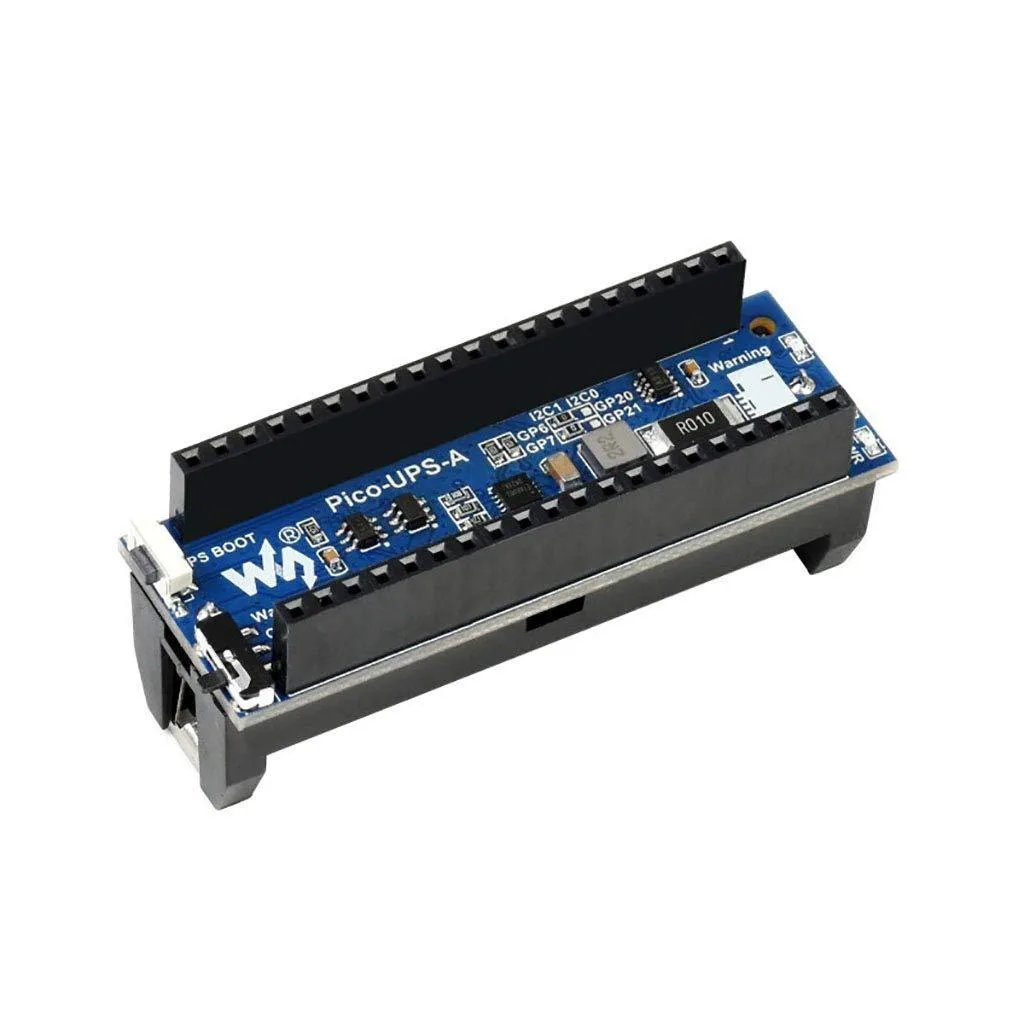 LORDWORLD LORDWORLD UPS HAT for Raspberry Pi Pico, I2C Monitoring — product photo