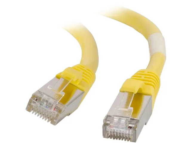 Cables To Go Cables To Go 00868 Cat6 Shielded Ethernet Cable Yellow 10 ft — product photo