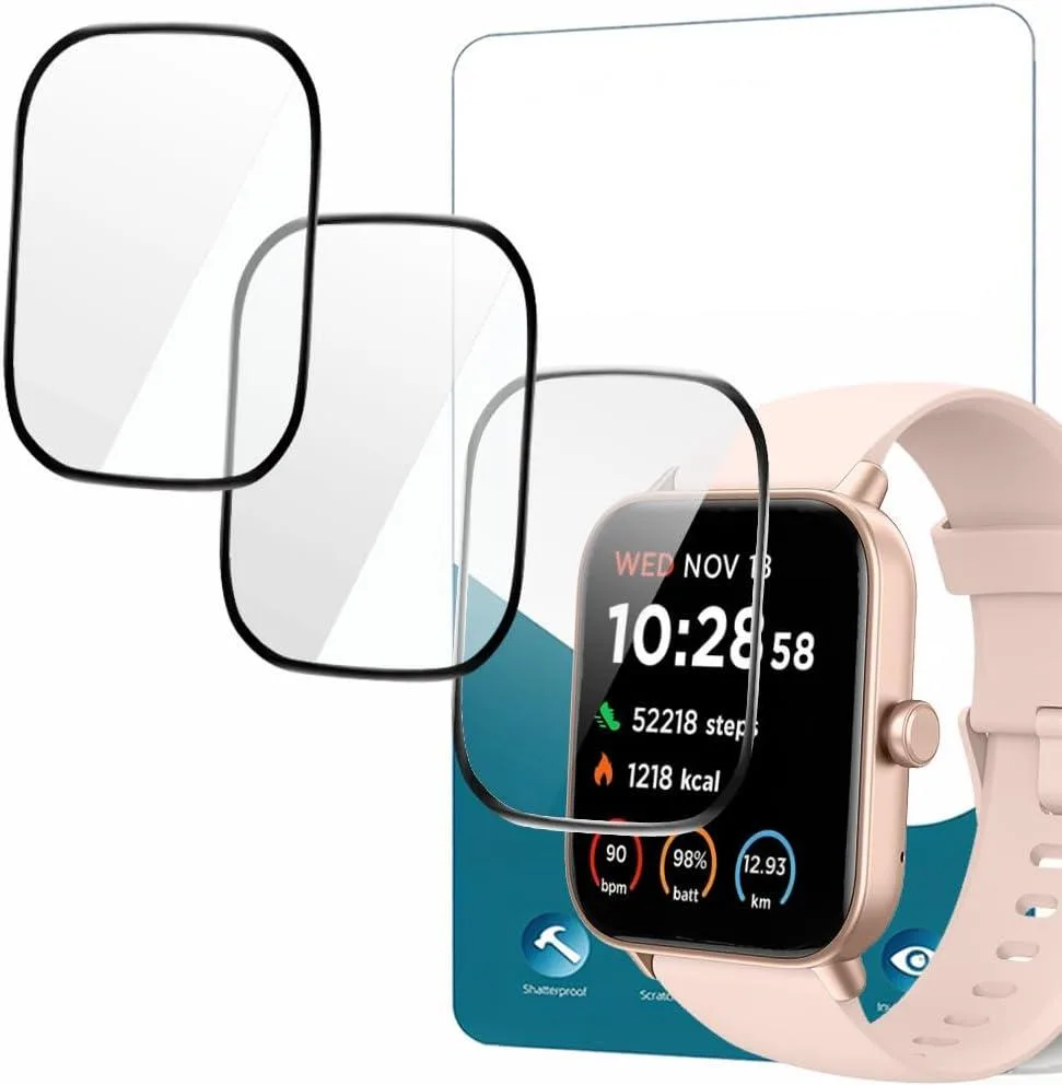 ETEIZU ETEIZU IDW19 1.8 Inch Smartwatch Screen Protector 3 Pack — product photo