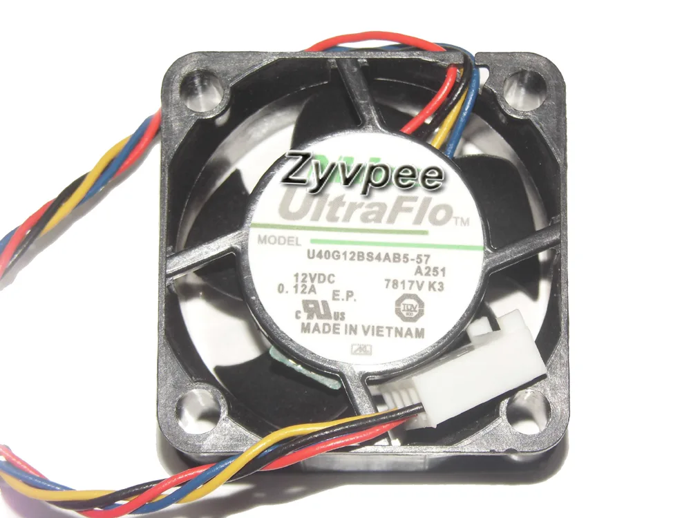 Zyvpee Zyvpee U40G12BS4AB5-57 A251 40mm 4 Pin Maglev Case Fan — product photo