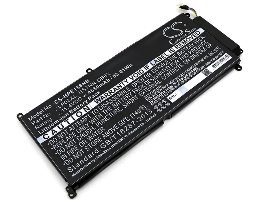  Cameron Sino Replacement Battery 4650mAh 53.01Wh for HP Envy 15-AE015TX 15-AE016TX — product photo