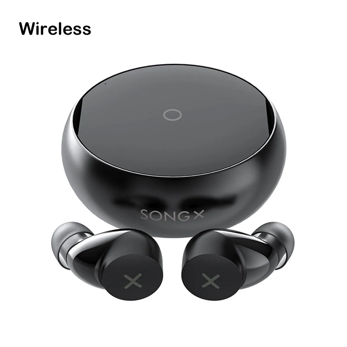 DUCI DUCI Mini Invisible Bluetooth Earphones Black — product photo