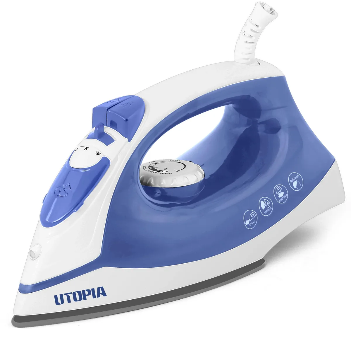 As Seen On TV Steam Iron 1200W Blue 200ml 2.3m Cord — product photo