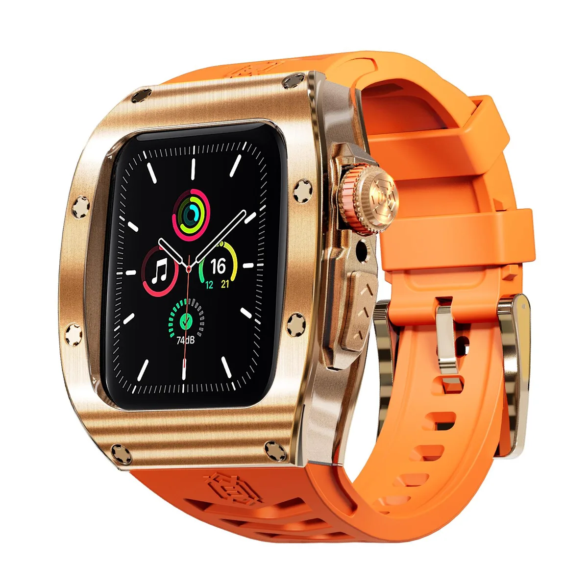 BONAEVER BONAEVER Mod Kit Stainless Steel Case 45mm/44mm Orange — product photo