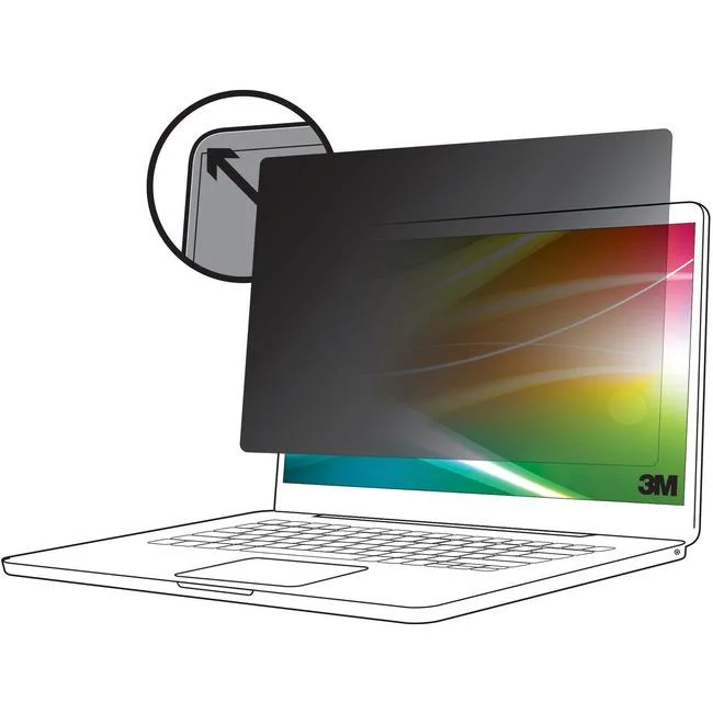 Thin rectangular privacy filter for 13.5in Surface Laptop