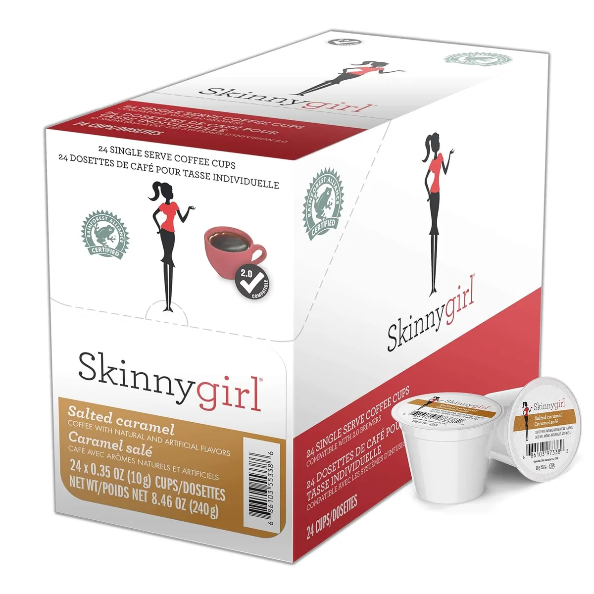 SkinnyGirl SkinnyGirl SNSG5338 Salted Caramel Coffee Pods 24 Count — product photo