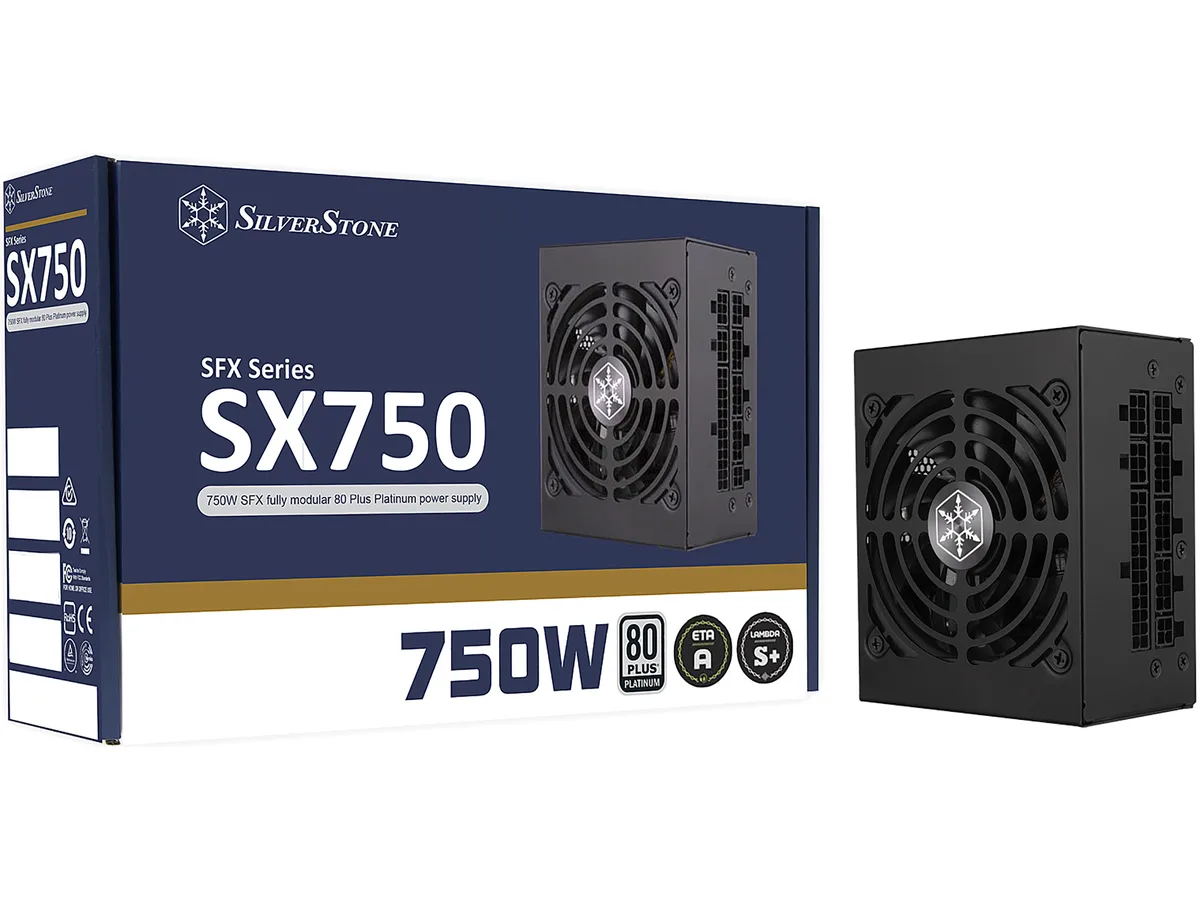 Silverstone Silverstone SST-SX750-PT 750 W SFX power supply — toote foto