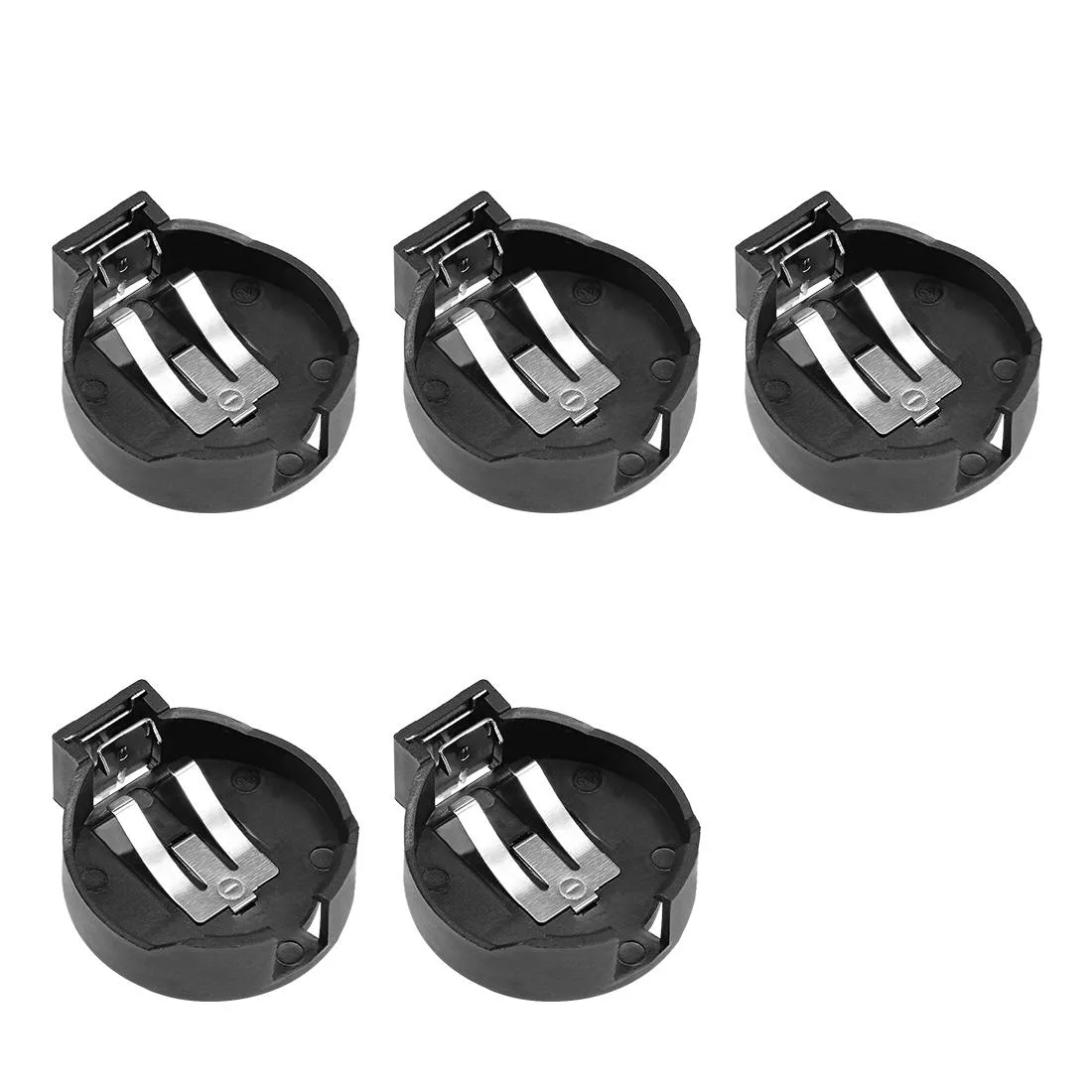 Unique-Bargains Unique-Bargains CR2450 CR2430 Horizontal Battery Holder Black 5 Pcs — product photo