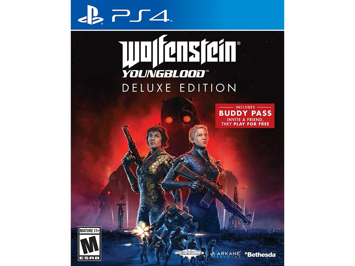 Bethesda Softworks Bethesda Softworks Wolfenstein: Youngblood Deluxe Edition ps4 video game — product photo