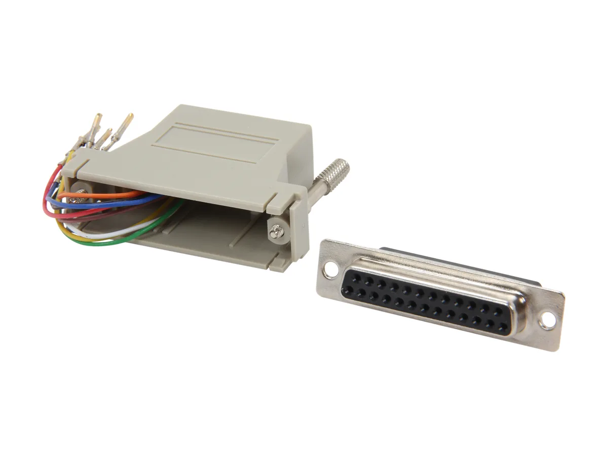 STARTECH STARTECH GC258FF DB25 to RJ45 Modular Adapter F/F — product photo