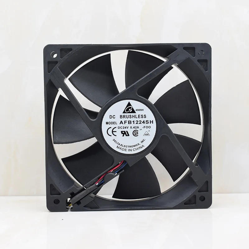 Fans Fans AFB1224SHSize 120x120x25mm 24V 0.42A 3400RPM case fan — product photo