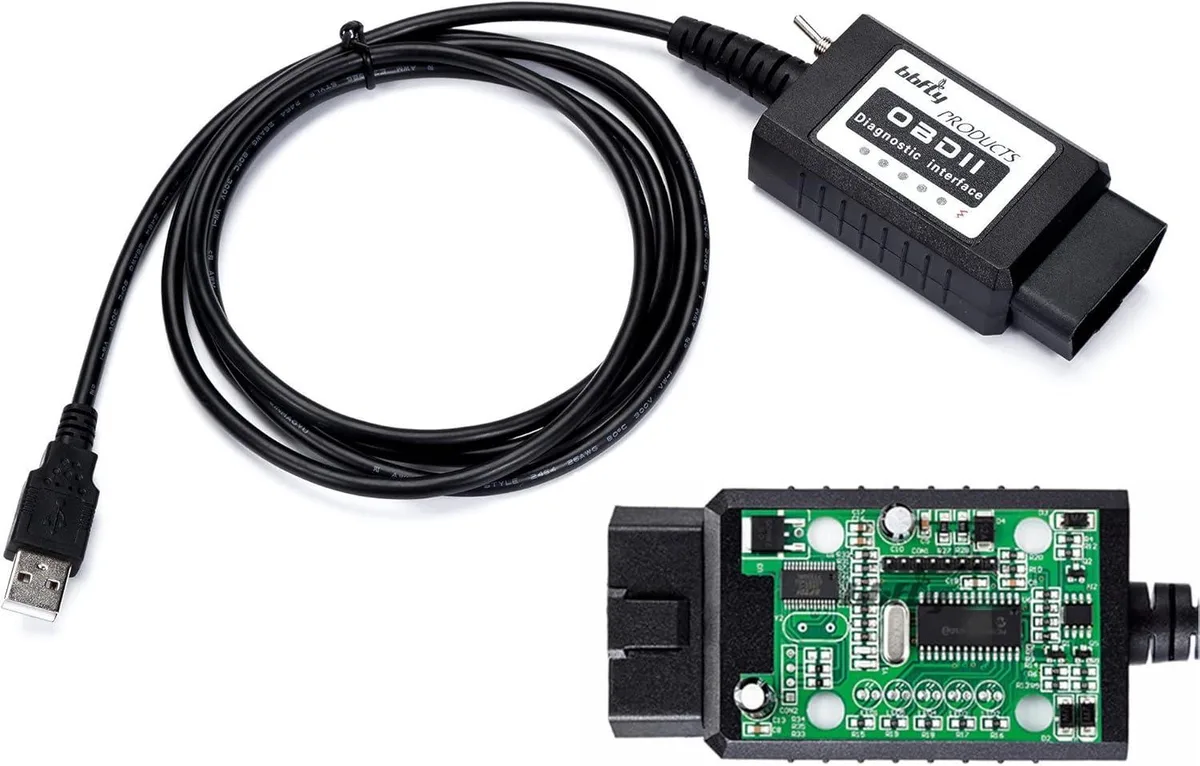 TAURKENAM TAURKENAM BF32302 USB OBD-II Scan Tool FORScan HS-CAN/MS-CAN car electronics accessory — product photo