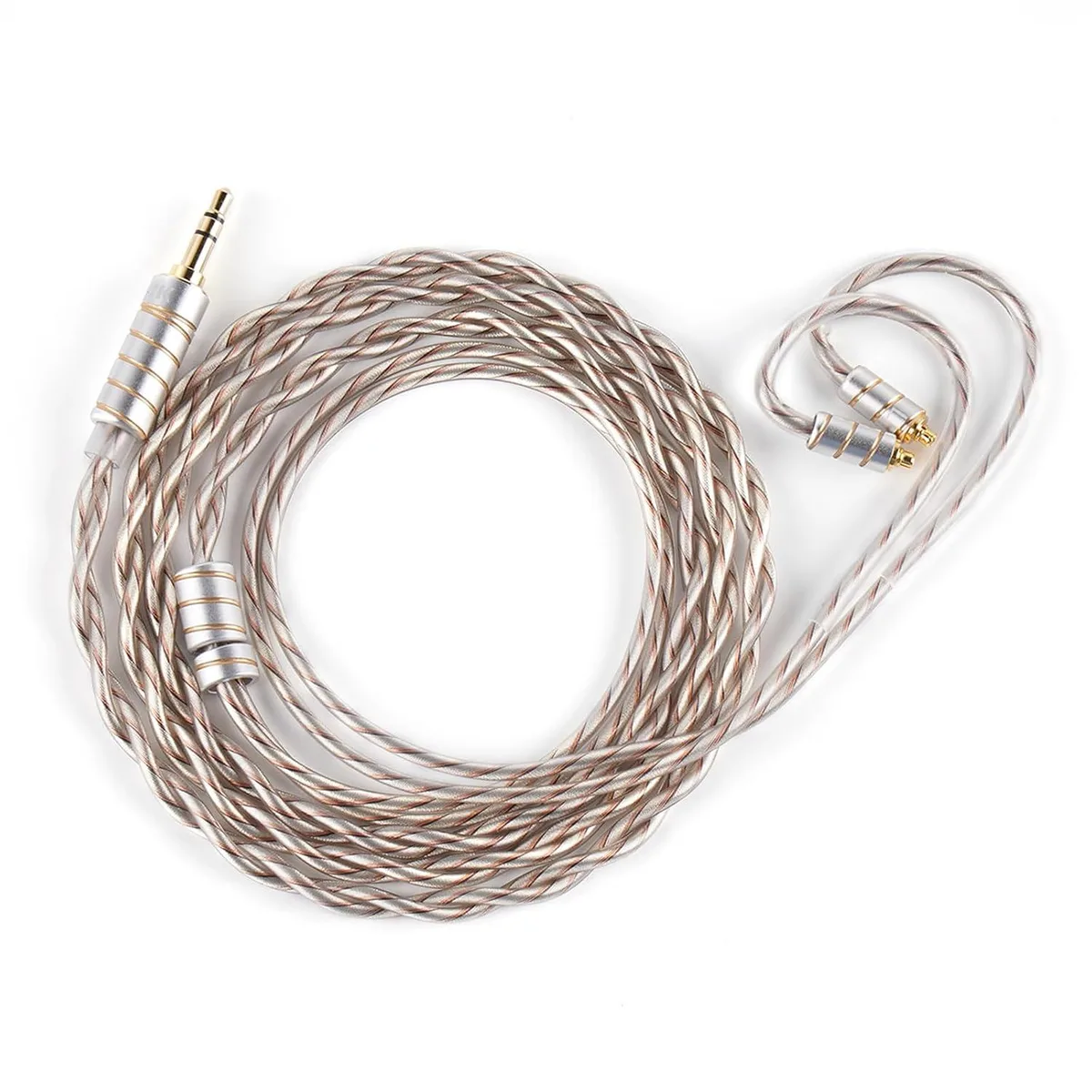 LORDWORLD LORDWORLD IEM Upgrade Cable 6N SPC OFC MMCX 0.78mm 2Pin QDC 3.5mm — product photo