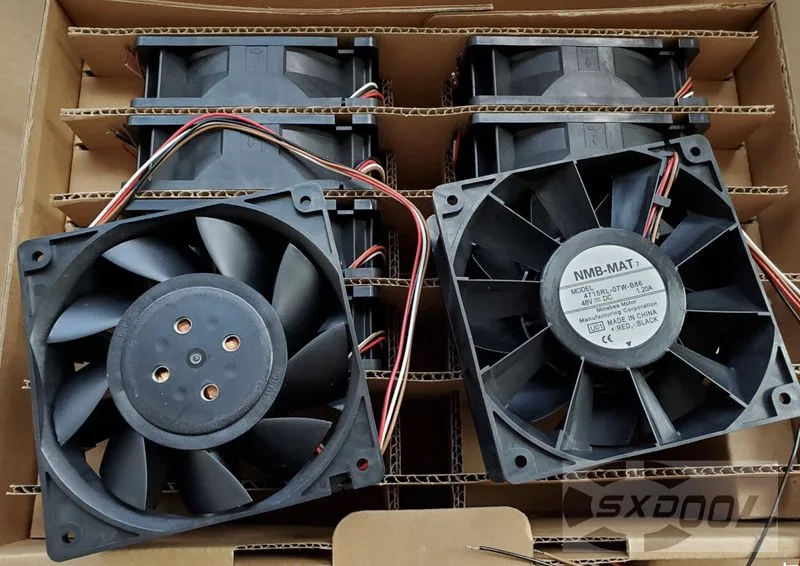 SXDOOL SXDOOL NMB-MAT 4715RL-07W-B86 120mm DC48V 1.20A 4-wire PWM case fan — product photo