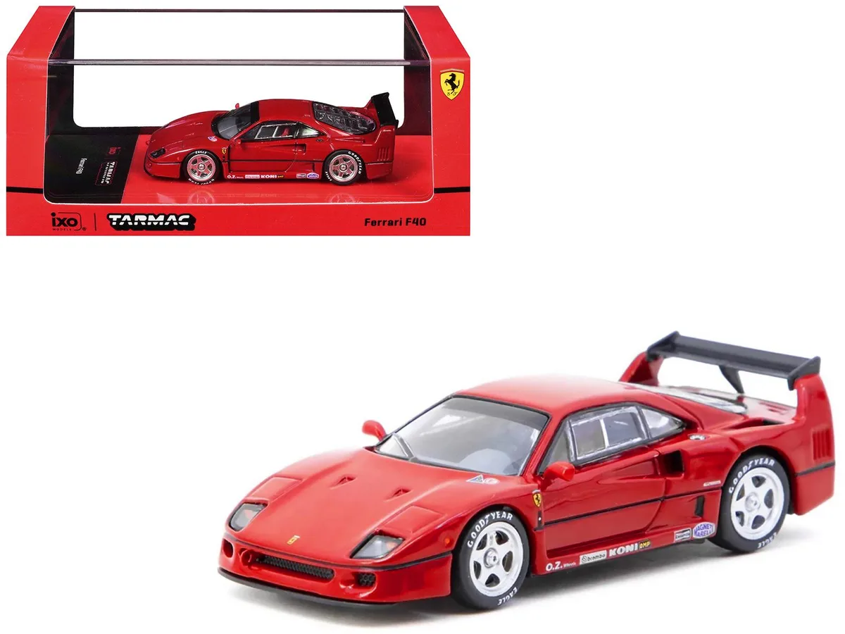 Tarmac Works Tarmac Works Ferrari F40 Red "Road64" 1/64 Diecast Hobby Collectible — product photo