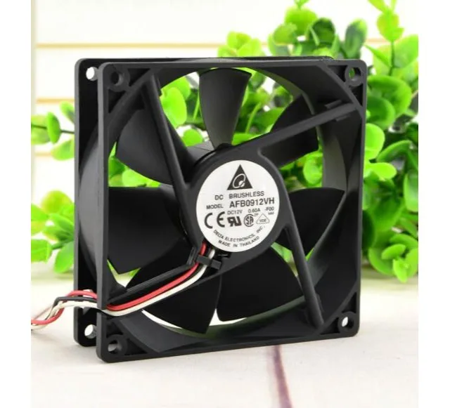 Fans Fans AFB0912VH-FOOSize 90x90x25mm case fan 12V 0.6A 3800 RPM 81.47 CFM — product photo
