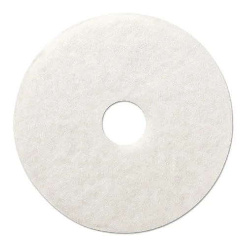 Boardwalk Boardwalk BWK4012WHI 12" White Polishing Floor Pads 5/Carton — product photo
