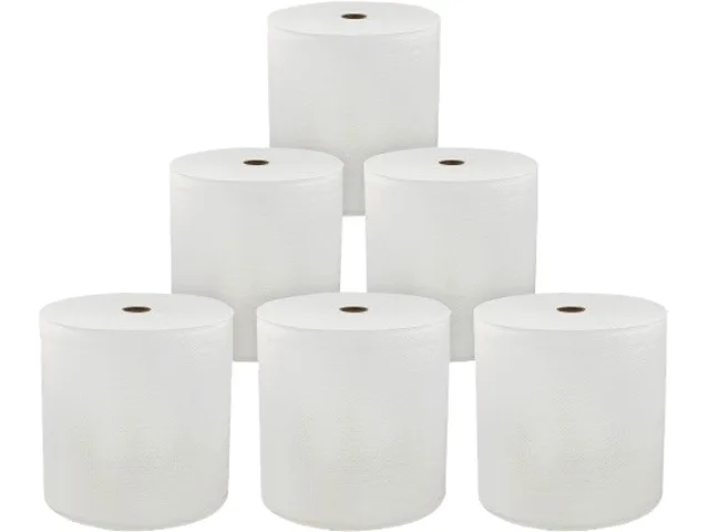 Genuine Joe Genuine Joe 96850PL 1-ply hardwound paper towels 7.00" x 850 ft 390 per pallet — product photo