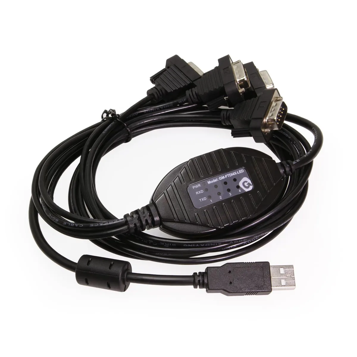GearMo GearMo 4-Port RS232 USB Converter FTDI LED 15KV — product photo