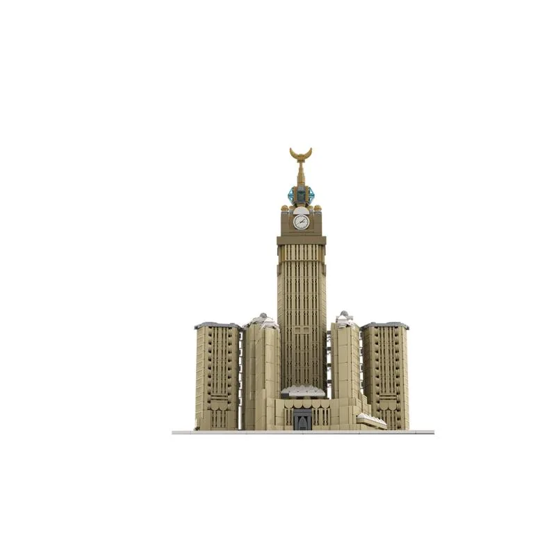 ZITIANYOUBUILD ZITIANYOUBUILD Custom MOC-177867 Mecca Royal Clock Tower Building Blocks Set 1738PCS Educational — product photo