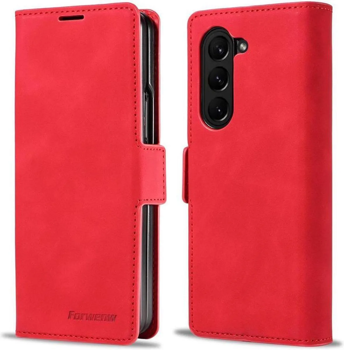 BONAEVER BONAEVER Case for Samsung Galaxy Z Fold 6 5G Red — product photo