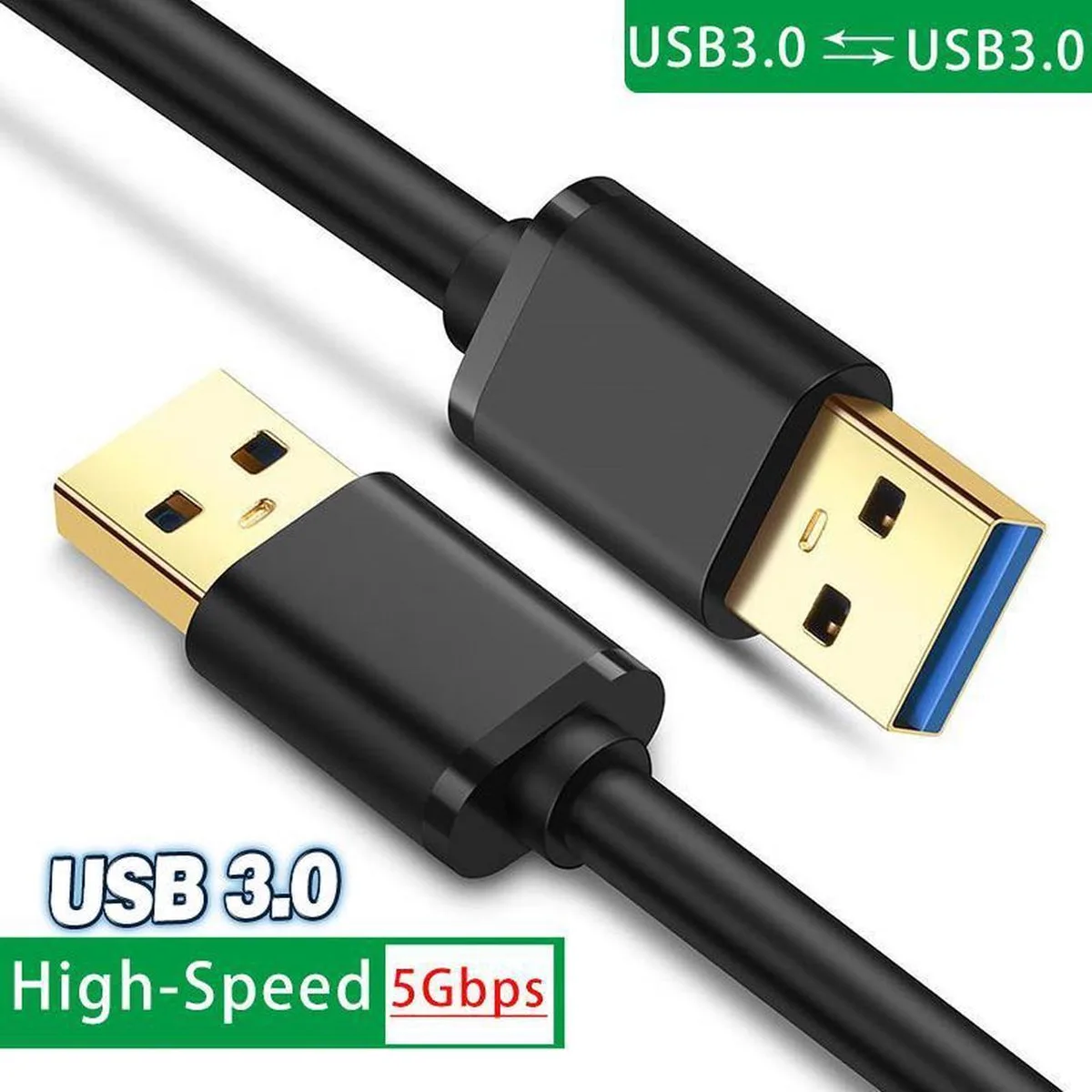 SMUGDESK SMUGDESK USB 3.0 A to A Male Cable 3.3Ft 3-Pack — product photo
