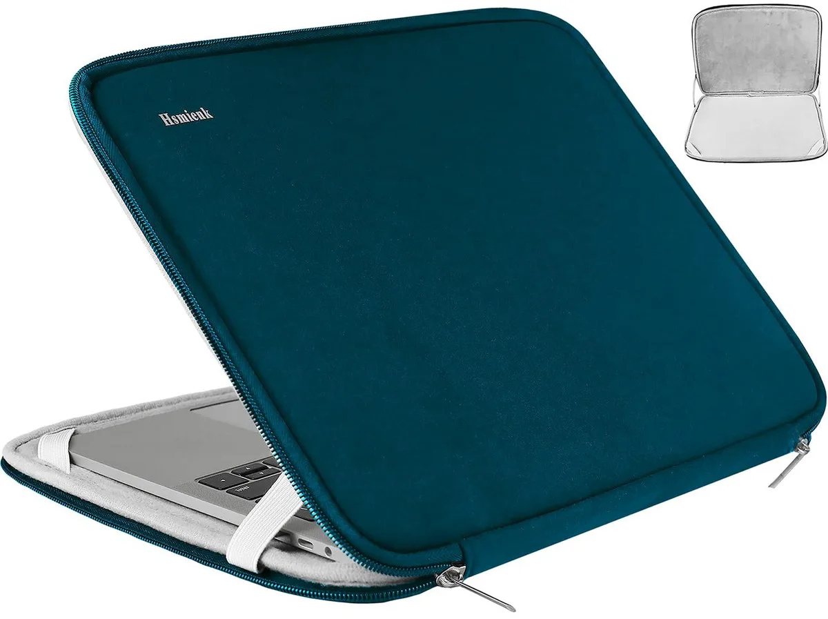  Hsmienk 14 inch Laptop Sleeve Cyan — product photo