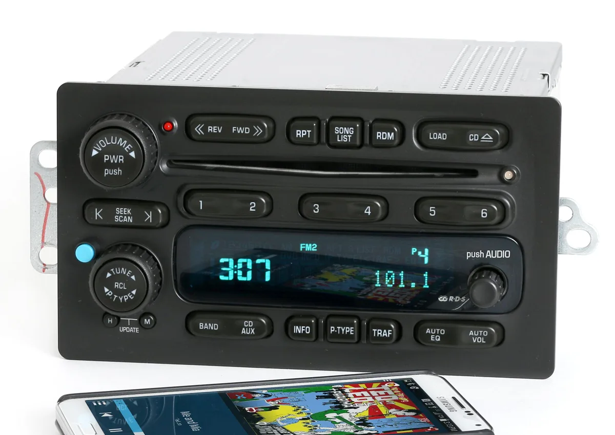1 Factory Radio 1 Factory Radio 15196055 AM FM 6 Disc CD Bluetooth Receiver — product photo
