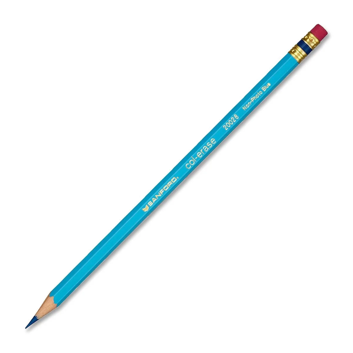Sanford Sanford 20028 Col-Erase Non-Photo Blue Pencils, 12 Pack — product photo
