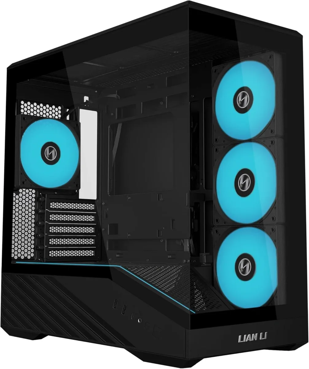 Lian Li Lian Li V100RMIX PC Case Black Micro-ATX 415mm GPU 360mm Radiator — product photo