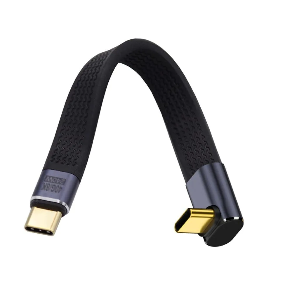 Fervit Fervit Up Angled USB4 40Gbps 240W 8K 13cm usb cable — product photo