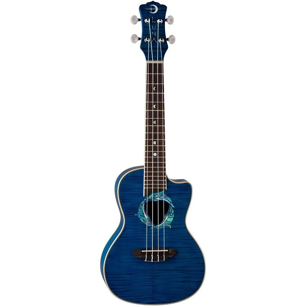 Luna Guitars Luna Guitars Dolphin Concert Ukulele acoustic guitar — product photo