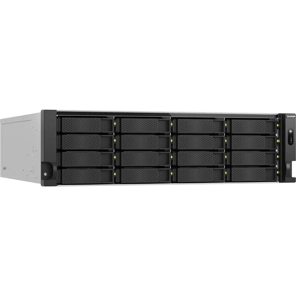 Qnap Qnap TS-H1677AXU-RP-R7-32G-US 16-bay rackmount NAS, Ryzen 7000, 32GB DDR5 — product photo
