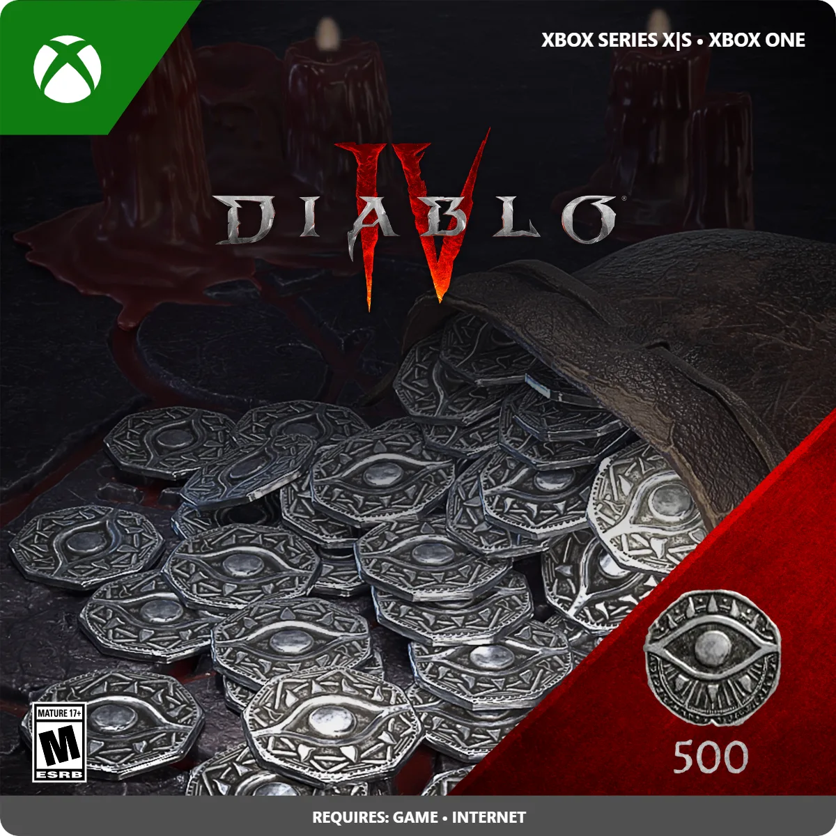 Blizzard Blizzard 7LM-00070 Diablo IV 500 Platinum downloadable game — product photo