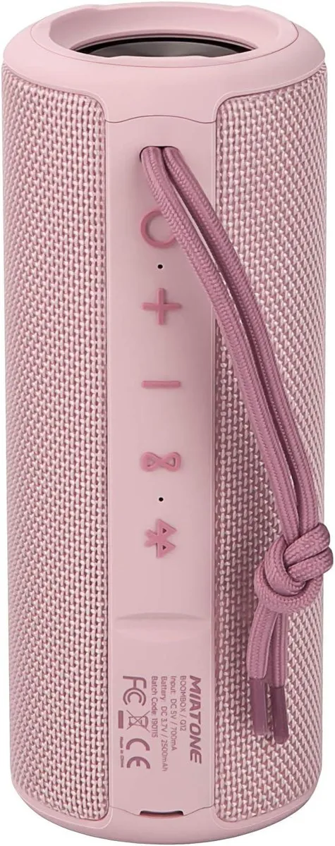 PISKEKAT PISKEKAT MIATONE Outdoor Portable Bluetooth Speakers Wireless Speaker Waterproof - Pink — product photo