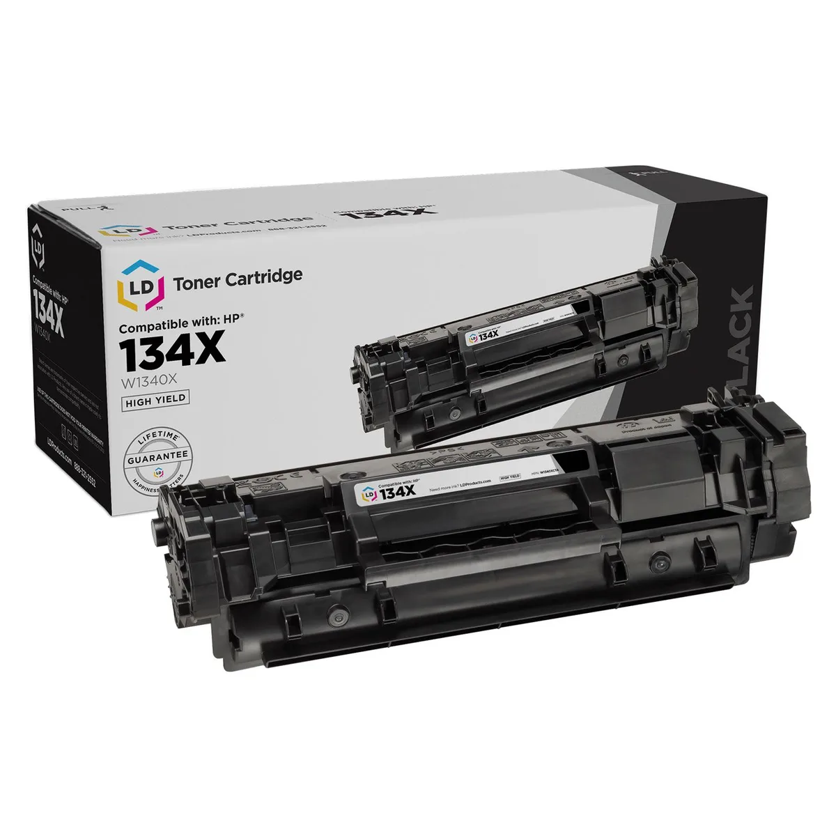 LD Products LD Products Compatible Toner Cartridge HP 134X / W1340X High Yield Black Single Pack — product photo