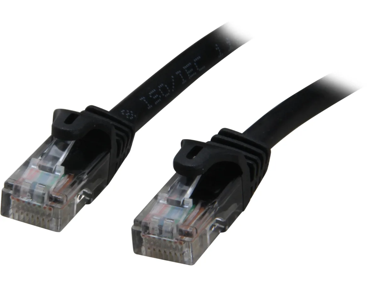 STARTECH STARTECH 45PATCH15BK 15 ft Cat5e snagless network ethernet cable — product photo