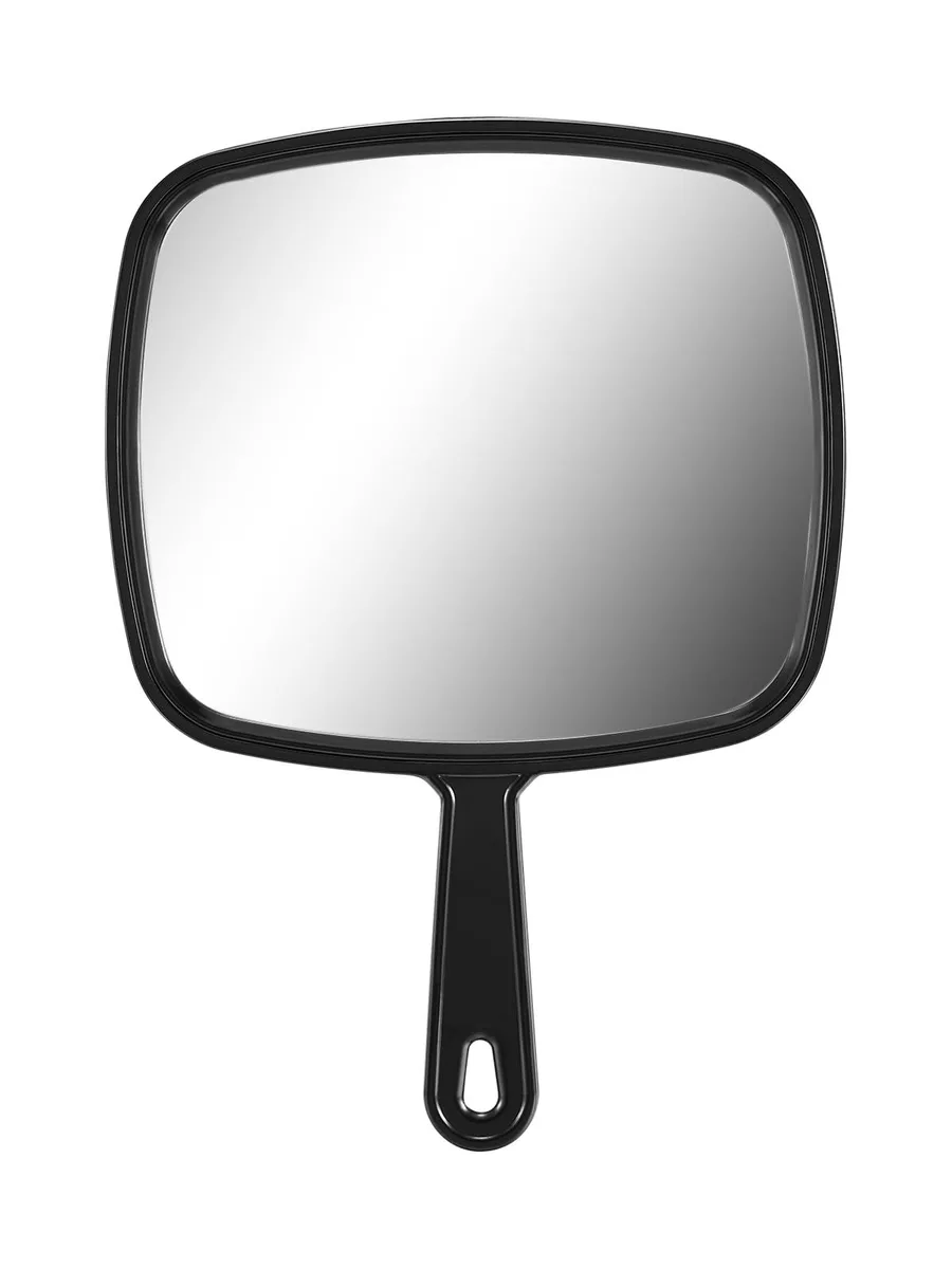  OMIRO Hand Mirror XL 12.4" x 9" All Black — product photo