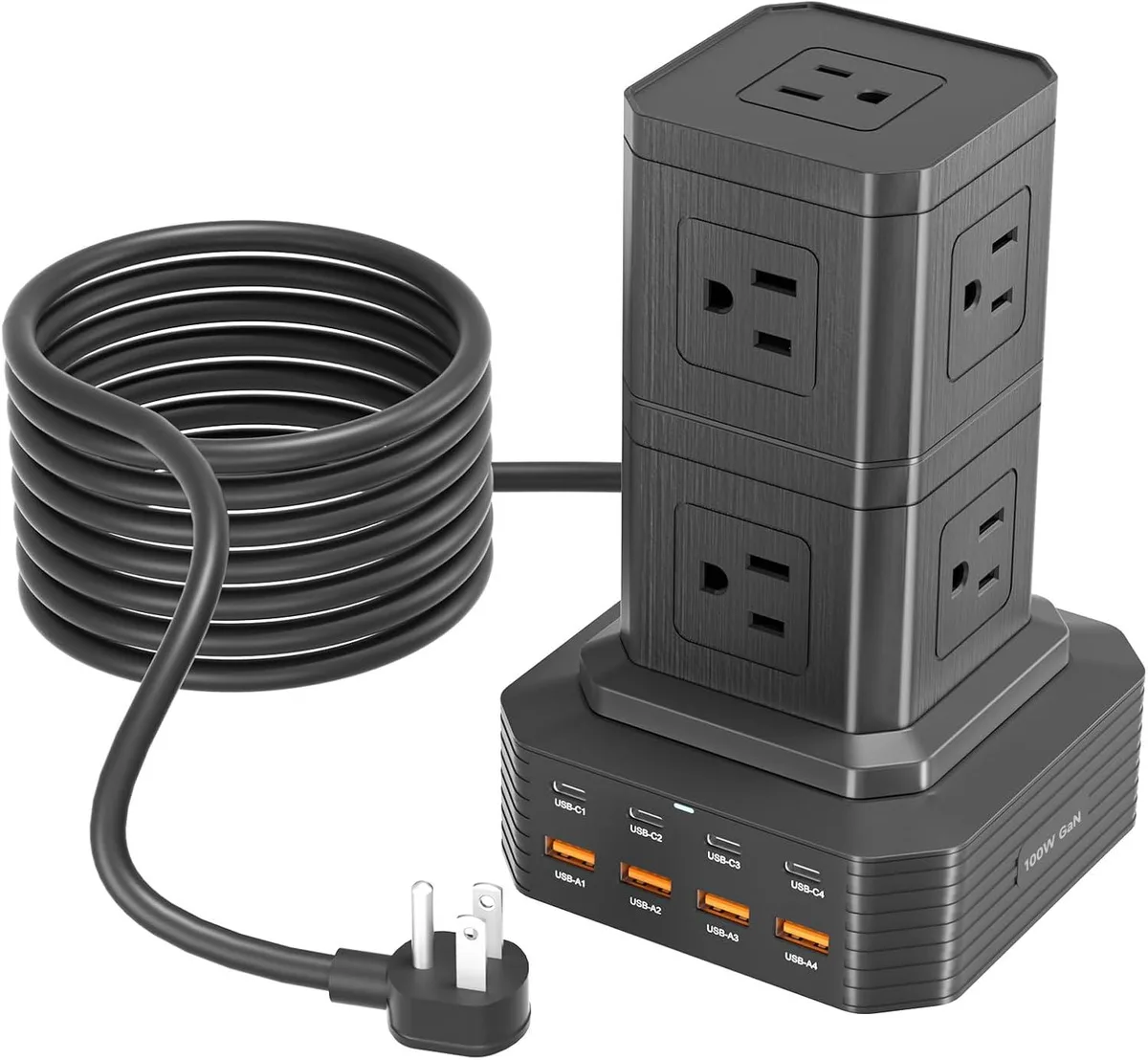 BFKK BFKK 17-in-1 USB-C Power Strip 100W 6.6Ft Extension Cord — product photo