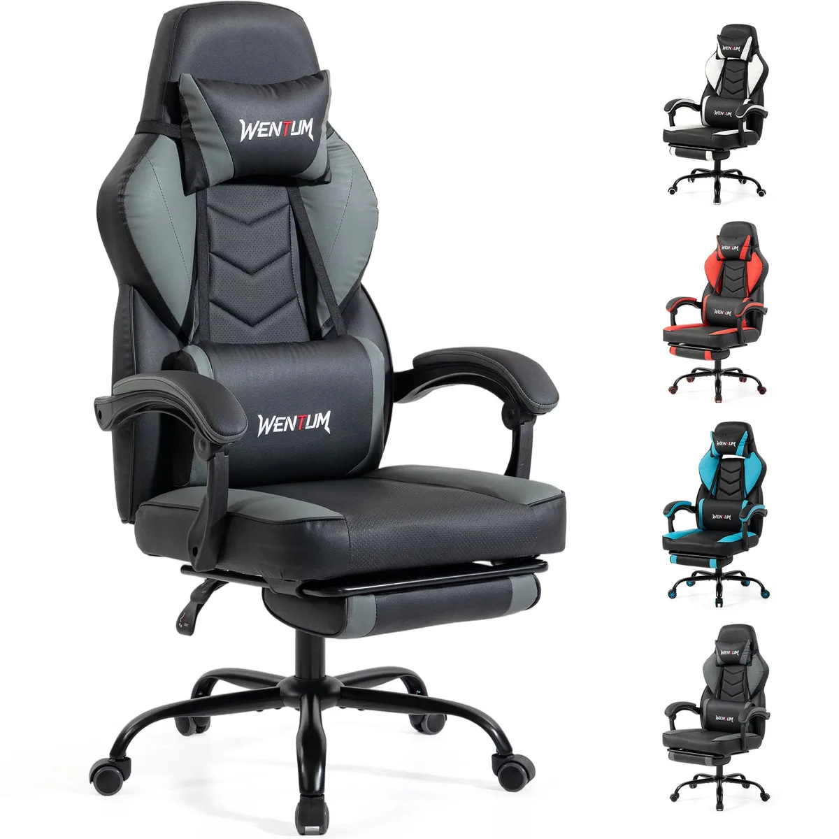VANBOW VANBOW Big and Tall Gaming Chair 350lb Grey — product photo
