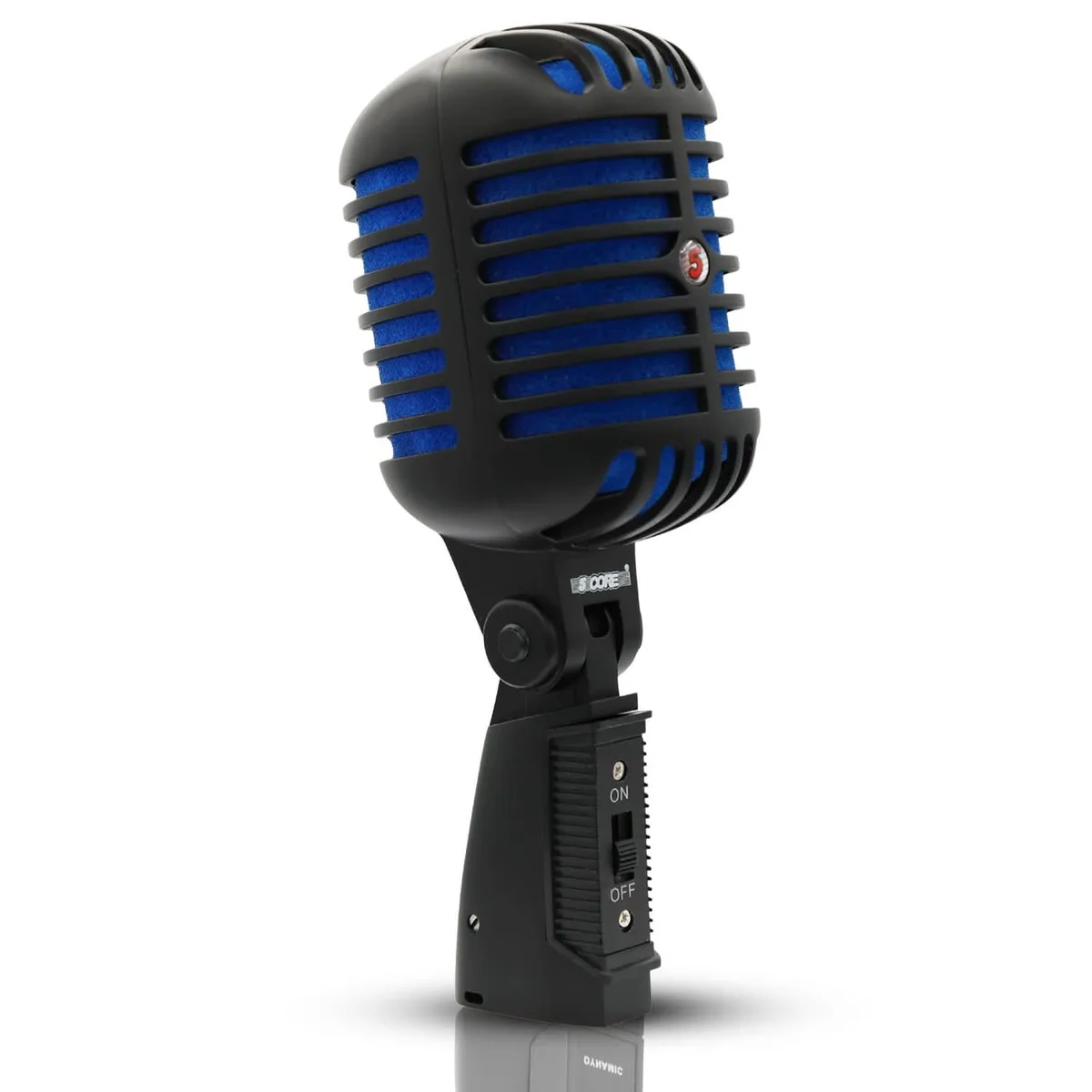 5 Core Inc. 5 Core Inc. Retro Microphone RTRO MIC CH BLK-BLU Black Blue — product photo
