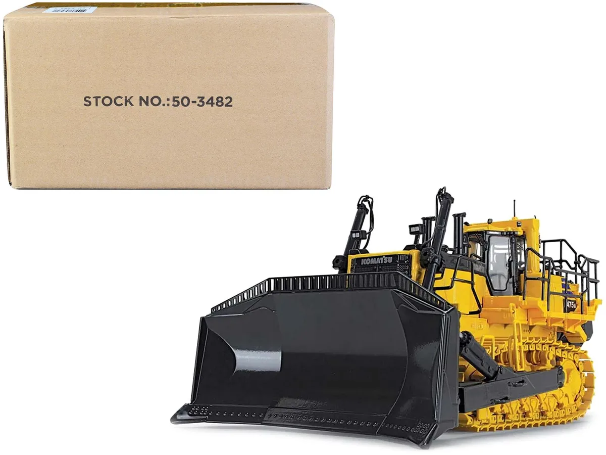 First Gear First Gear Komatsu D475A-8 Dozer with Ripper 1/50 Diecast Model — product photo