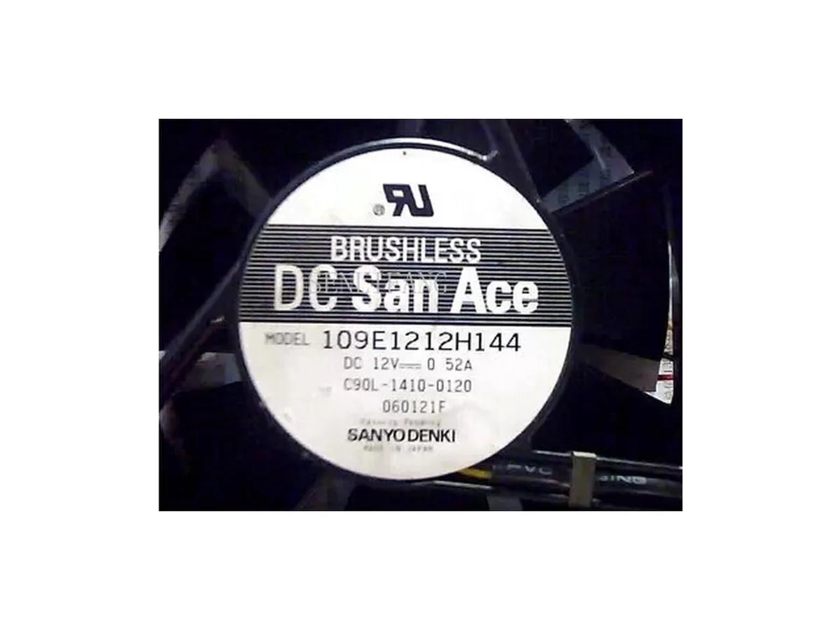 Fans Fans 12038 Sanyo DC12V .52A 109E1212H144 Aluminum frame Server cooling fan — product photo