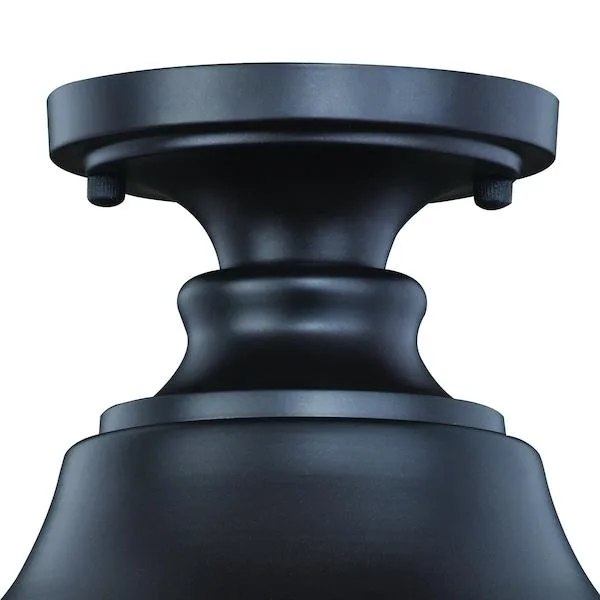 Vaxcel Delano 11in semi-flush mount in bronze finish
