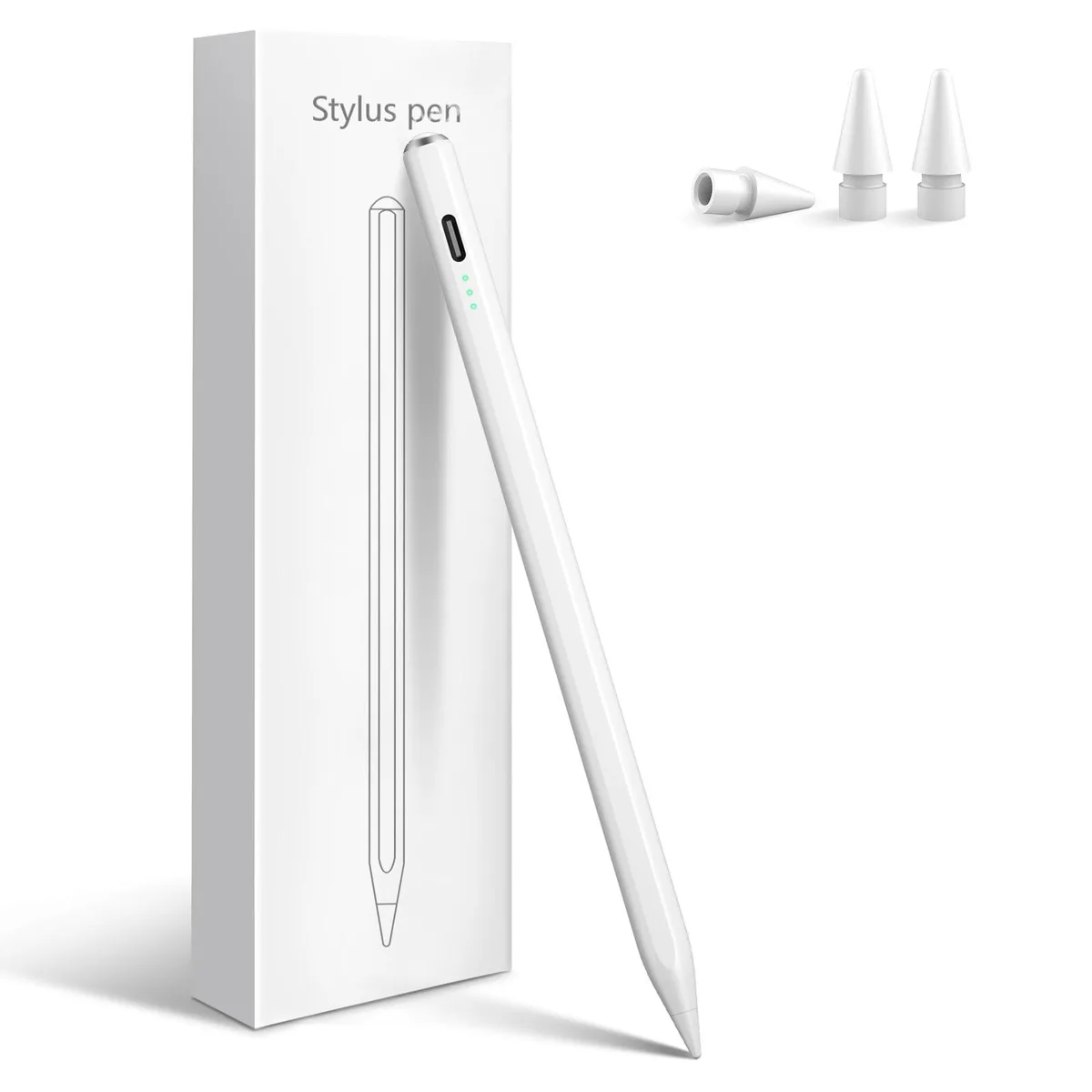 Aspaper Stylus Pen White 13 mins Fast Charge Tilt Palm Rejection Magnetic — product photo