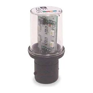 Schneider Electric red LED indicator lamp BA15 base 120V AC