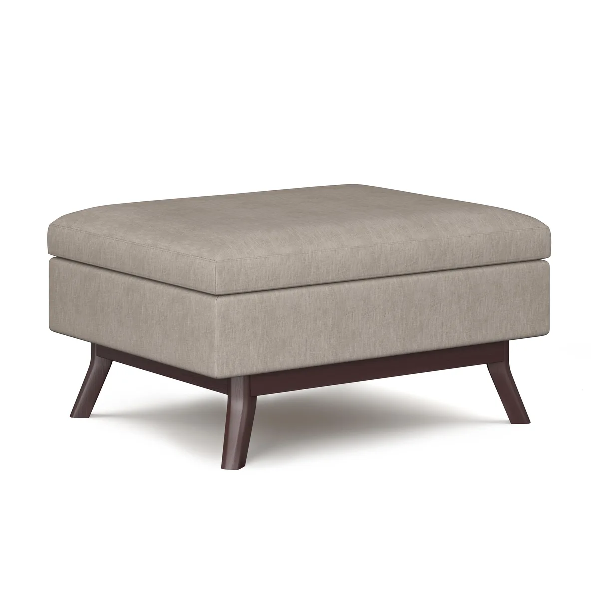 tuphen tuphen Owen Lift-Top Storage Ottoman Natural 34.1" W 26" D 18.5" H — product photo