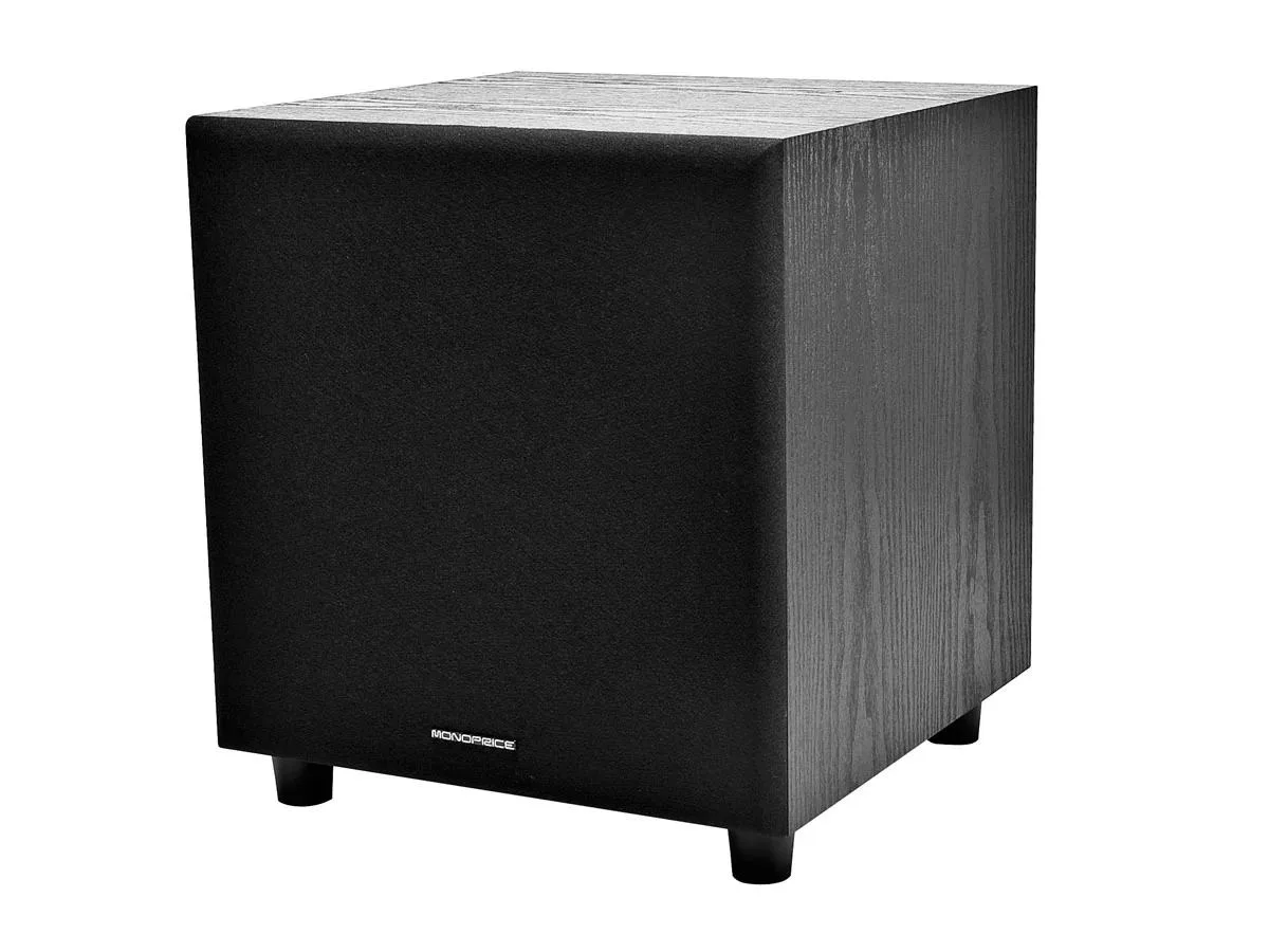 Monoprice Inc. Monoprice 108248 8-inch Powered Subwoofer 60W RMS Black — product photo