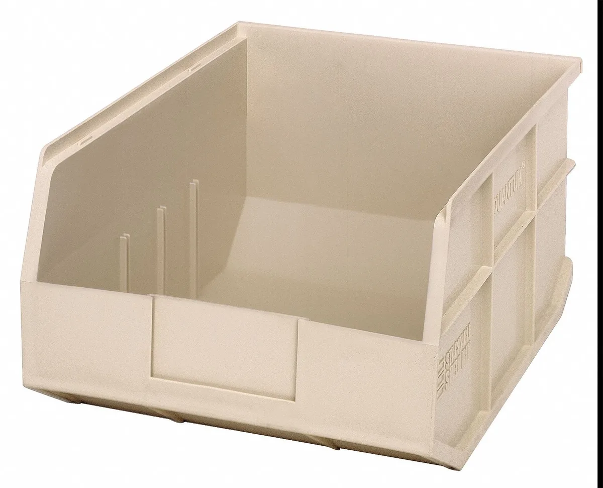 Quantum Storage Systems Quantum Storage Systems SSB445IV Shelf Storage Bin, Ivory, 7 in — product photo